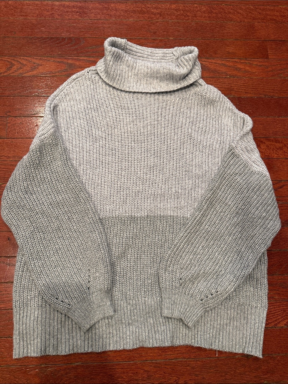 American Eagle Color Block Turtleneck Knit Sweater